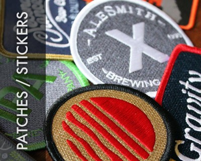 custom stickers and patches