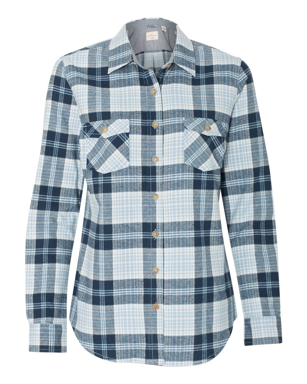 Women’s Vintage Brushed Flannel Long Sleeve Shirt