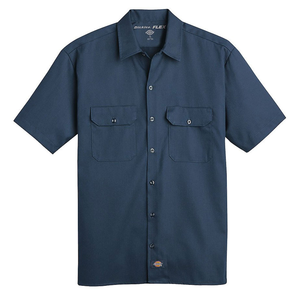 Relaxed Fit Short Sleeve Work Shirt