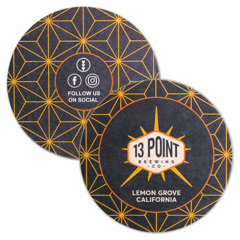 Custom Pulp Coasters
