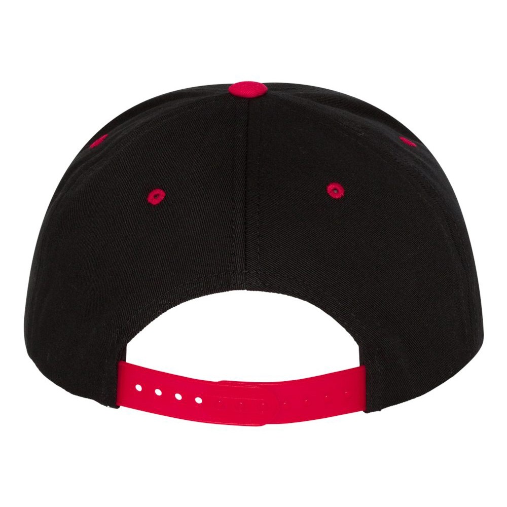 Five Panel Flat Bill Snapback Hat