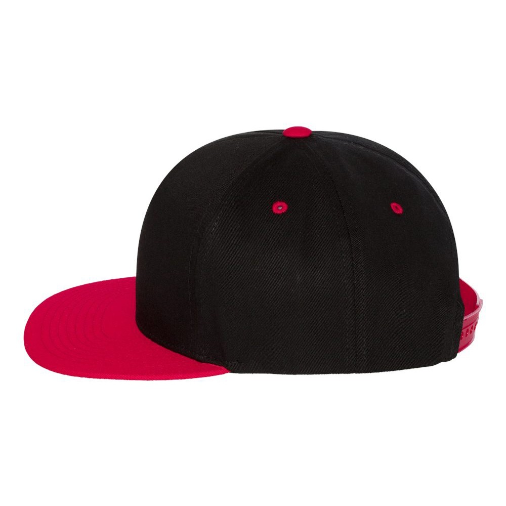 Five Panel Flat Bill Snapback Hat