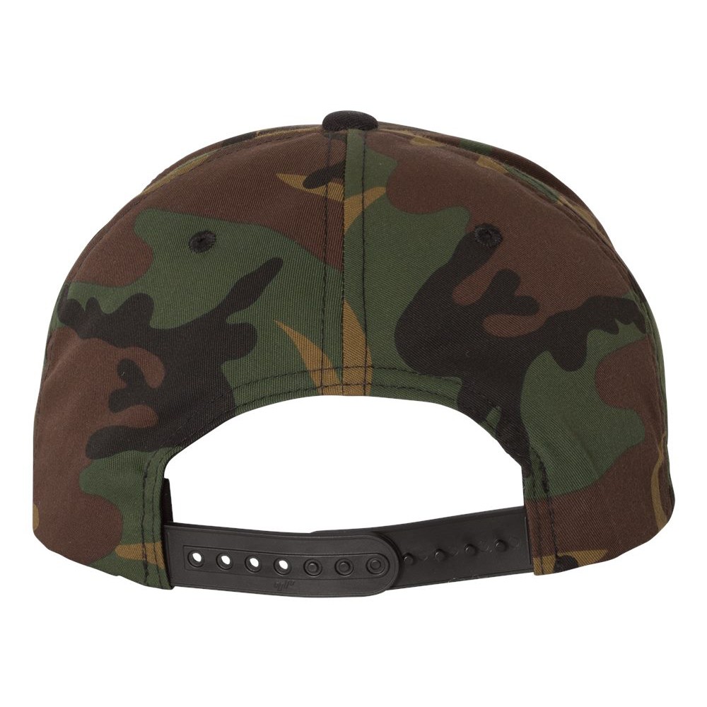 Six Panel Premium Flat Bill Snapback Hat