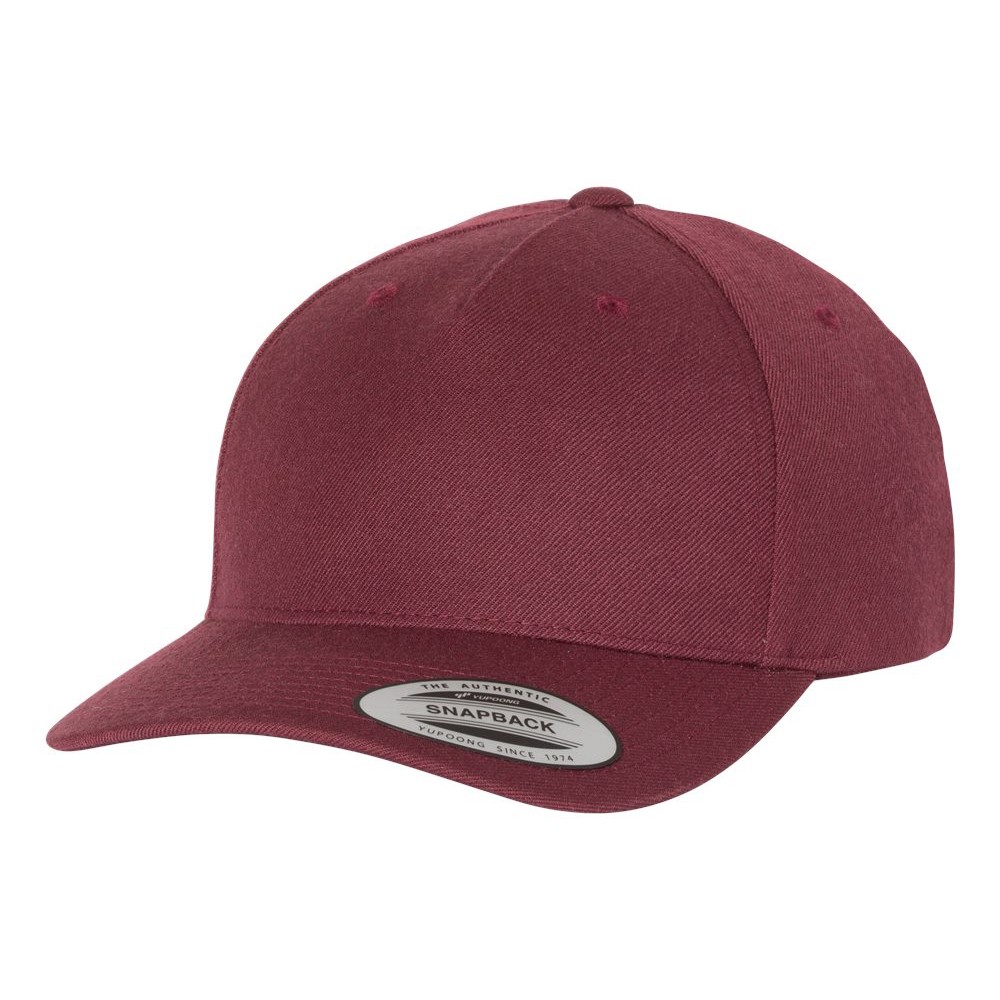 Five Panel Premium Curved Bill Hat