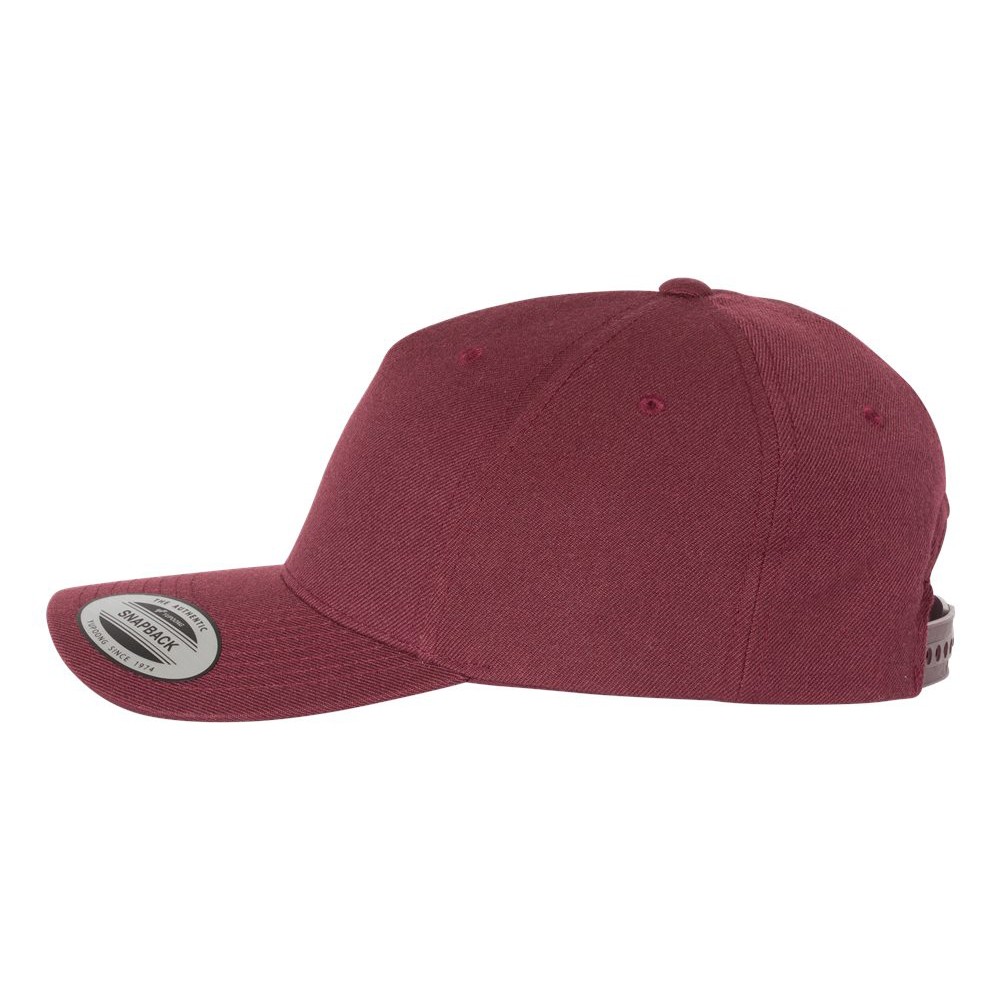 Five Panel Premium Curved Bill Hat