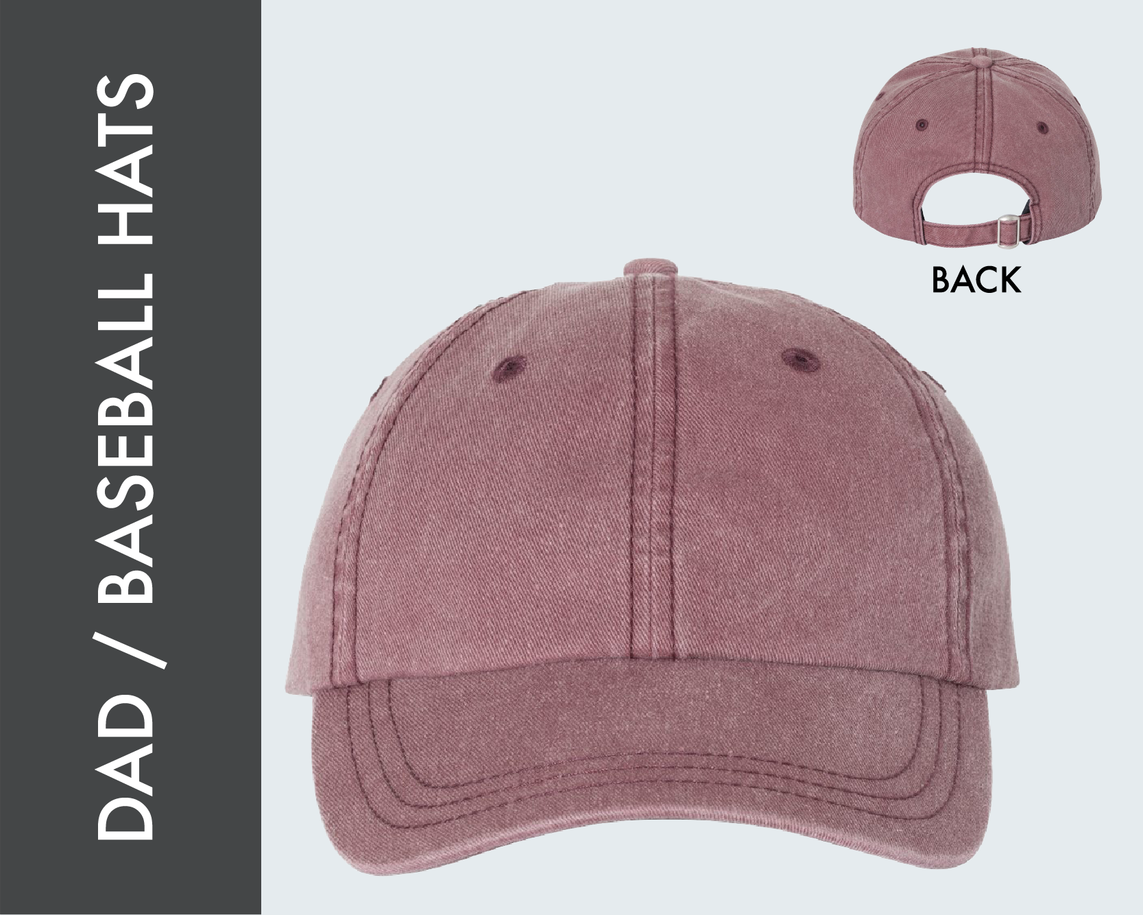custom unstructured dad hat